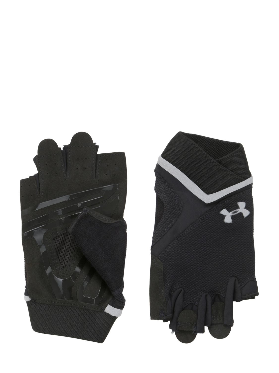 Under Armour Men s Ua Flux Half finger Training Gloves in Black