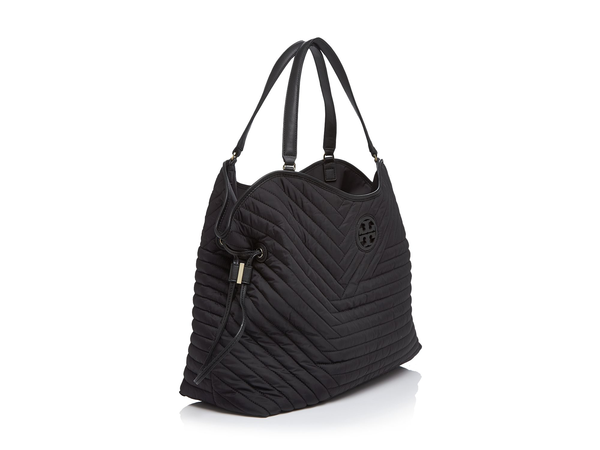 nylon quilted tote