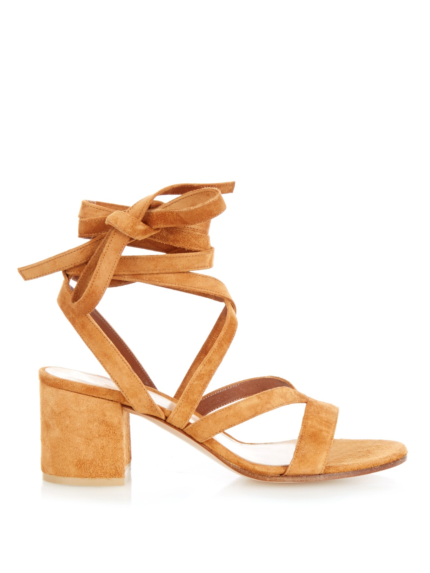tan suede sandals