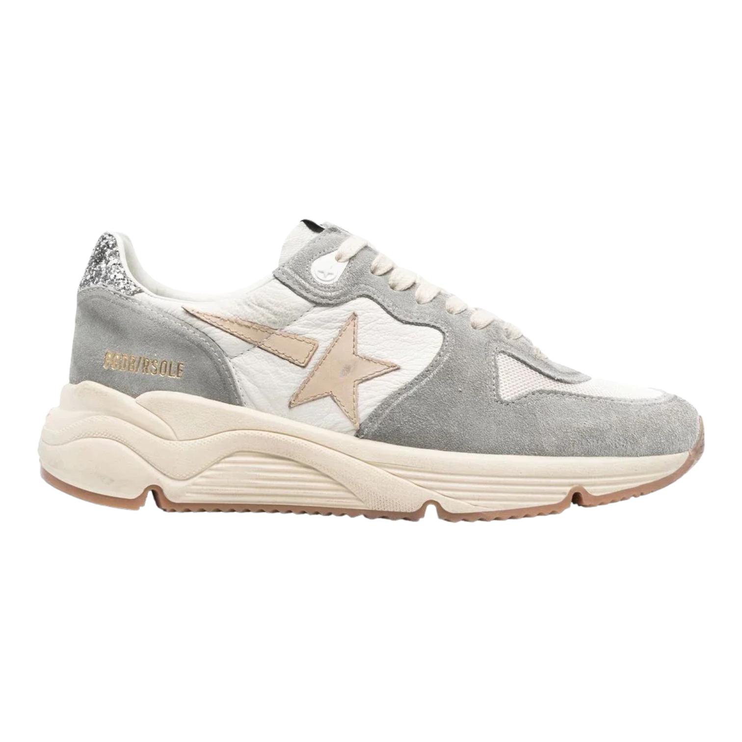 Golden Goose Running Sole Nappa Upper Suede Toe And Spur  Gwf00126.f004174.60405 in White | Lyst