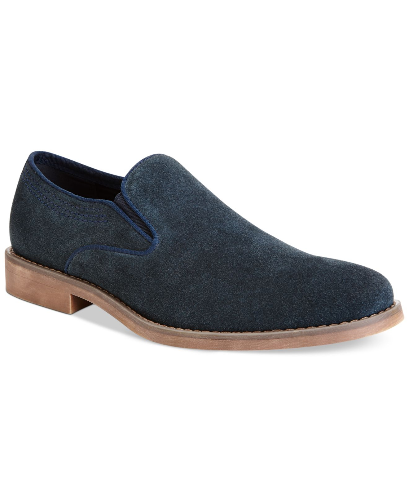 94  Calvin klein mens blue suede shoes Combine with Best Outfit