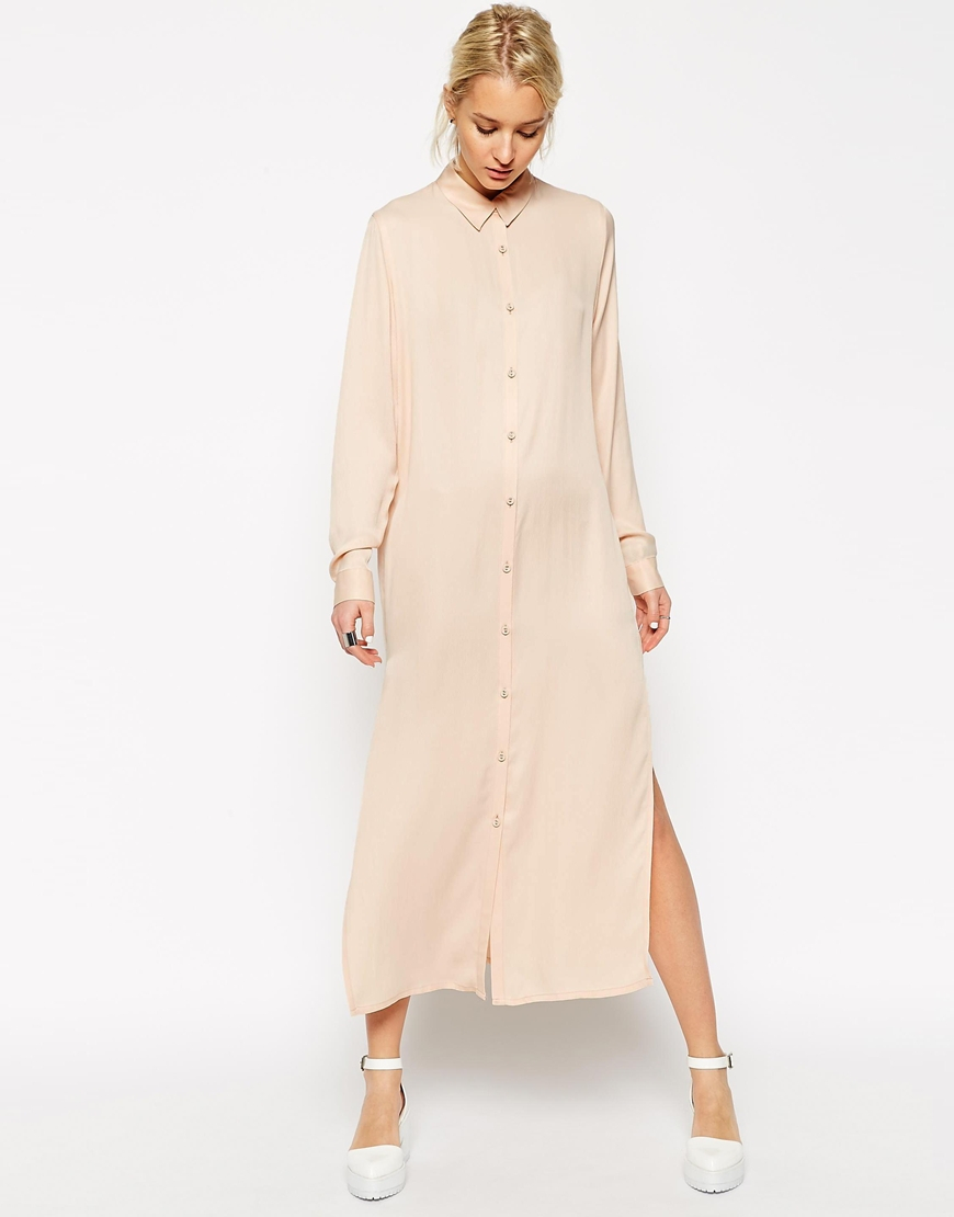 silk shirt dress zara