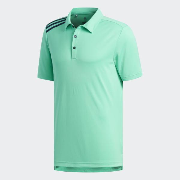 adidas essentials 3 stripe polo shirt