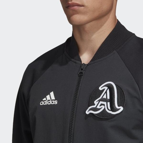 adidas Synthetic Vrct Jacket in Black for Men - Lyst