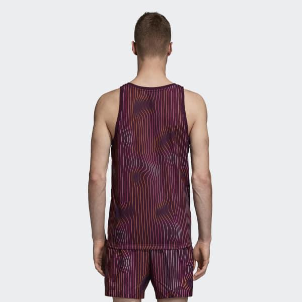 adidas warped stripes tank top