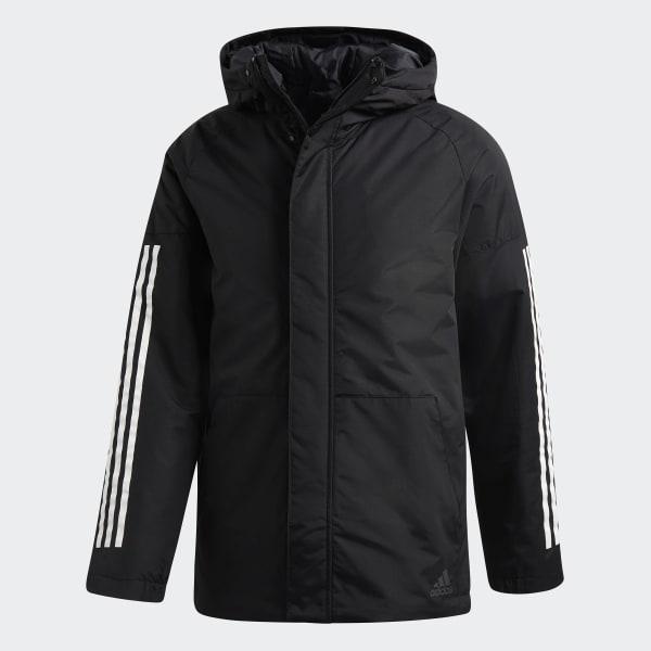 adidas 3 stripe winter jacket