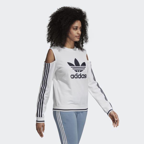 Adidas Cutout Sweater White Sale, 53% OFF | ikhp.se