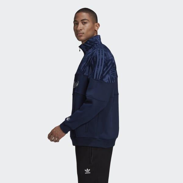 quarter zip track top