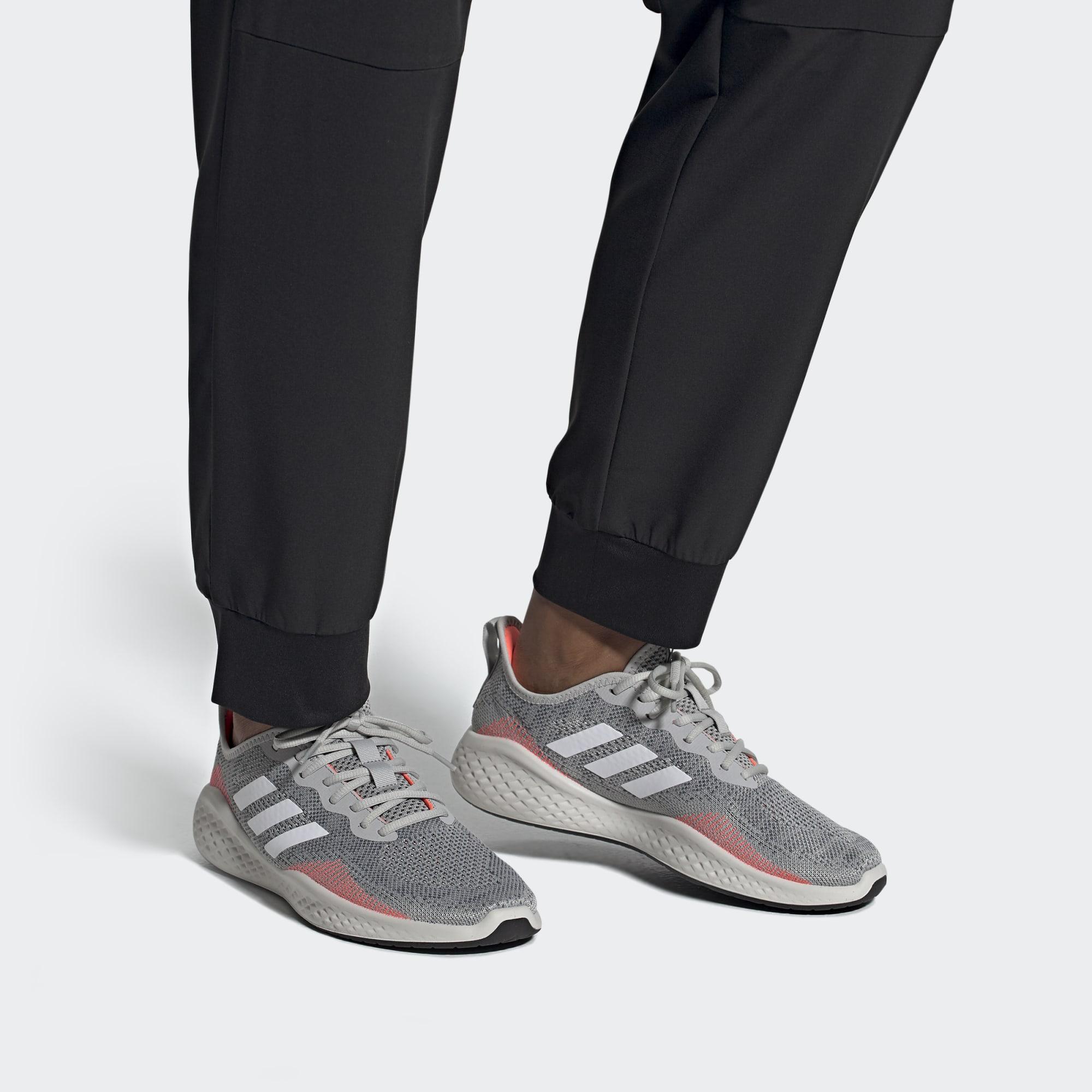 adidas Fluidflow Shoes in Grey White 