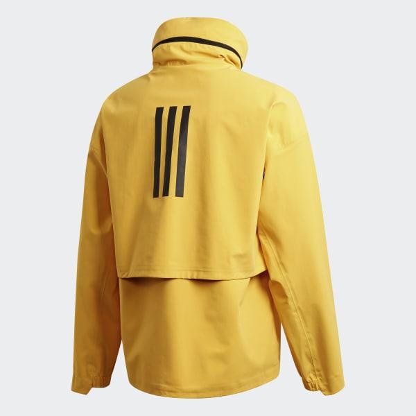 adidas yellow raincoat