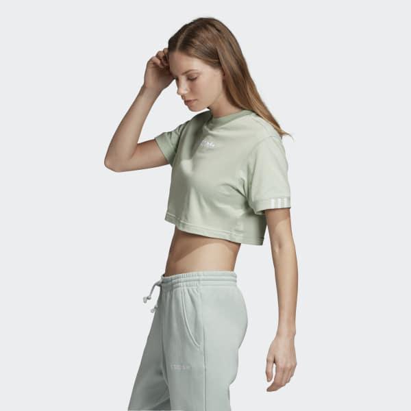 adidas coeeze cropped tee