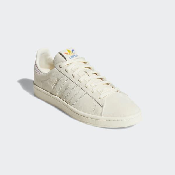adidas Lace Campus Pride Shoes in White for Men - Lyst
