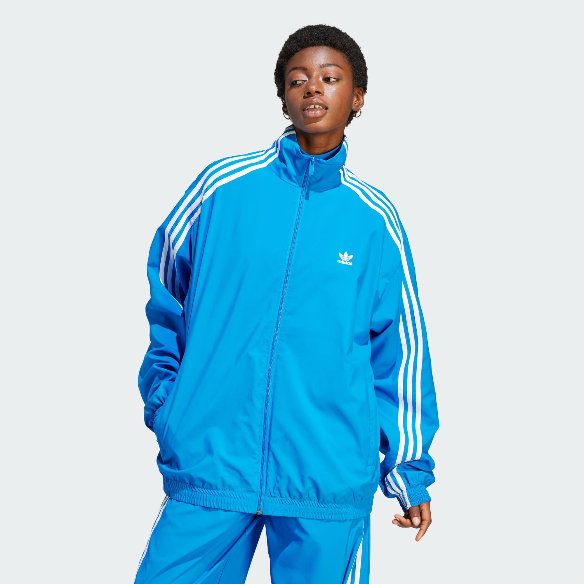 adidas Adilenium Oversized Track Top in Blue | Lyst UK