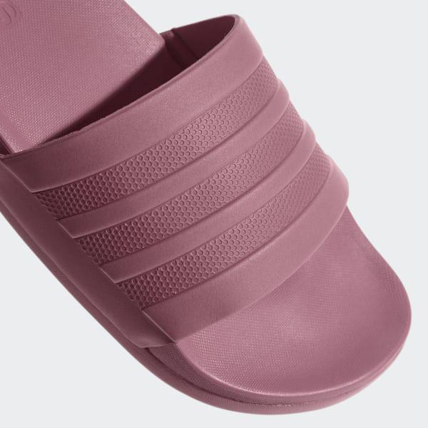 adilette cloudfoam plus mono slides pink