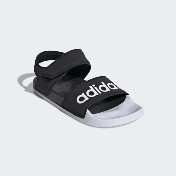adidas Synthetic Adilette Sandal in Black/Black/White (Black) - Save 30% -  Lyst