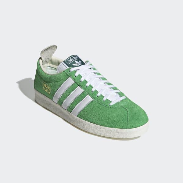 womens green gazelle trainers