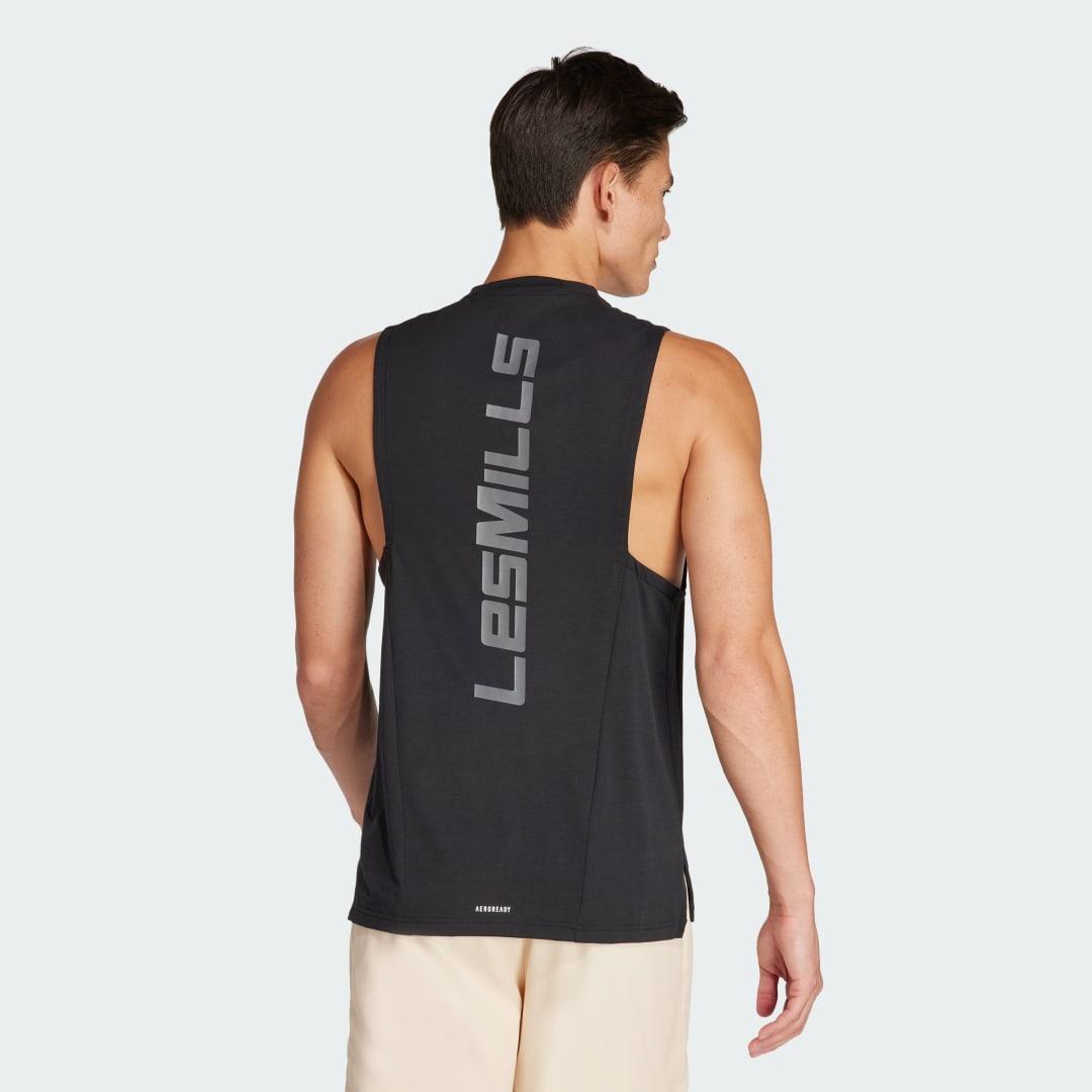 adidas Les Mills Graphic Tank Top in Black for Men Lyst UK