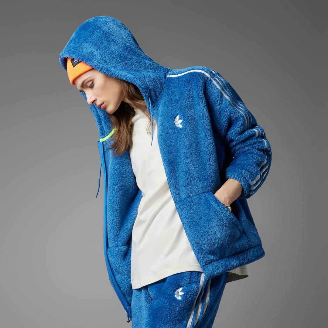 Sweat-shirt à capuche Indigo Herz Fur adidas pour homme en coloris Bleu |  Lyst