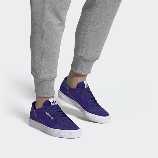 adidas continental purple