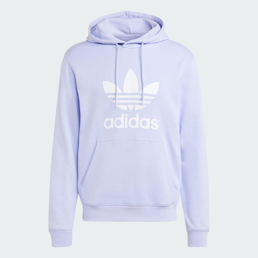 adidas Originals Adicolor Classics Trefoil Hoodie in Blue for Men