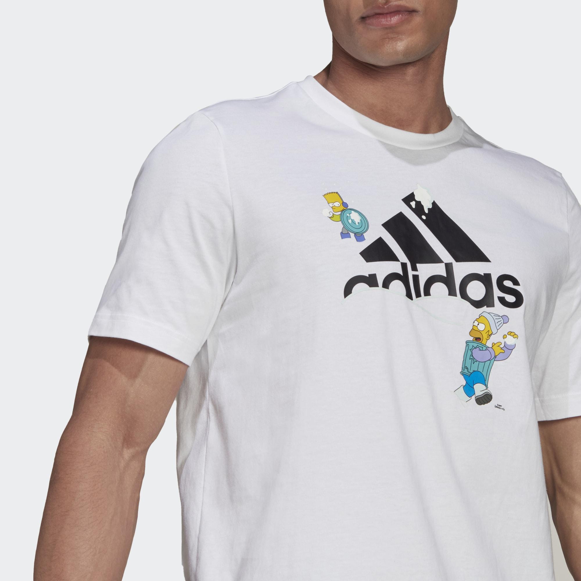 simpsons adidas t shirt
