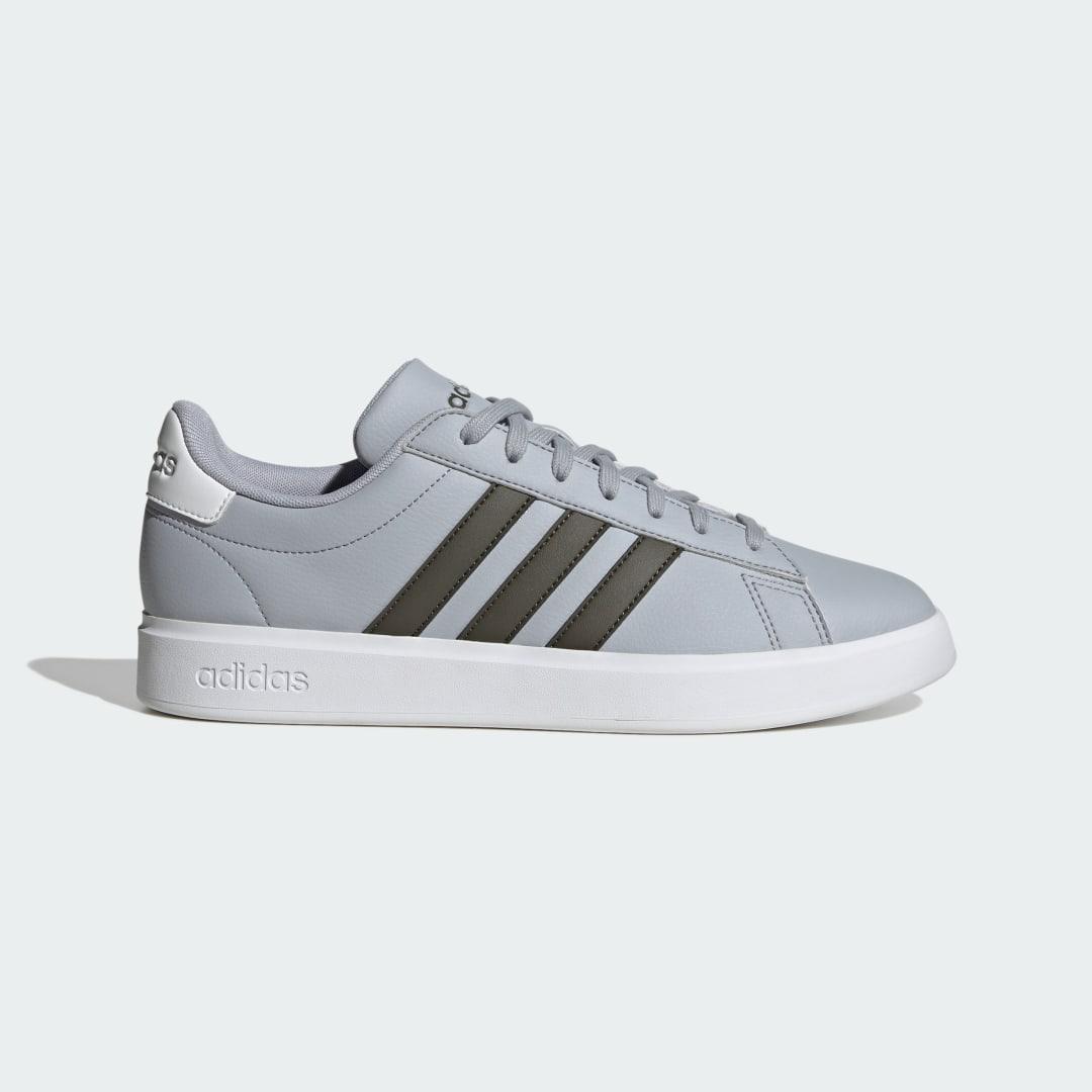 adidas Grand Court Cloudfoam Comfort Shoes in Grey for Men Lyst UK