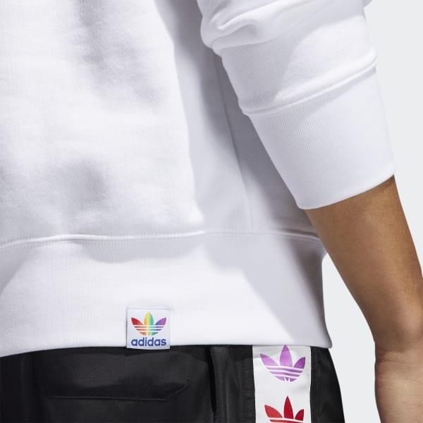 pride trefoil outline hoodie