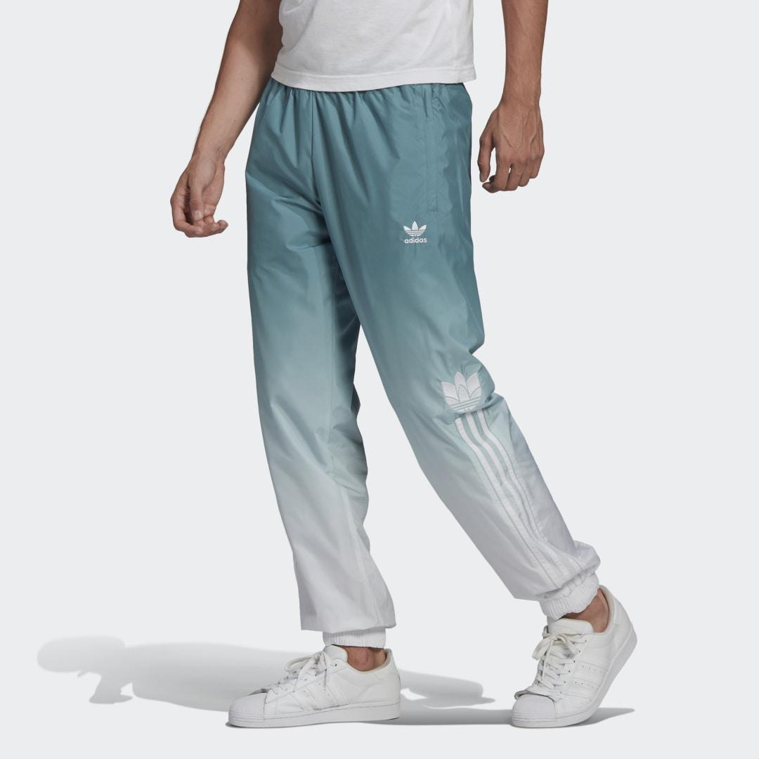 Track pants adicolor 3D Trefoil 3-Stripes Ombré da Uomo di adidas in Bianco  | Lyst