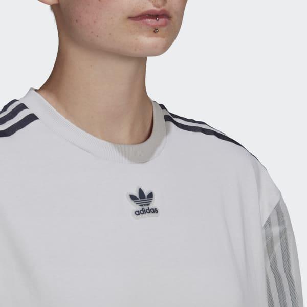 adidas Cotton T-shirt in Grey (Gray) - Lyst