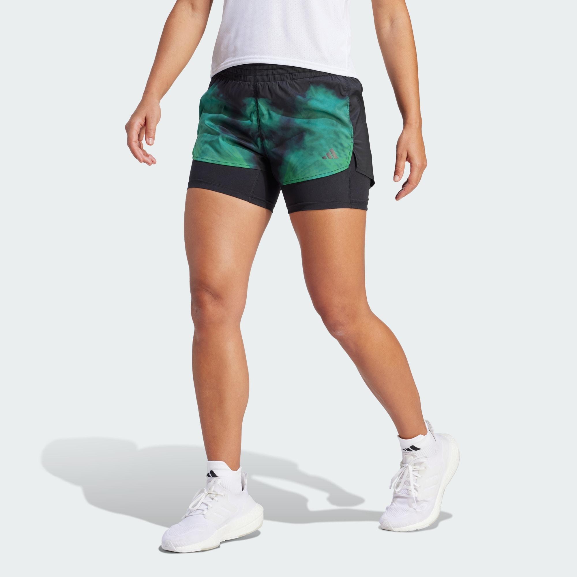 Two in one gym shorts store