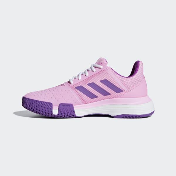 adidas Lace Courtjam Bounce Multicourt Shoes in Pink - Lyst