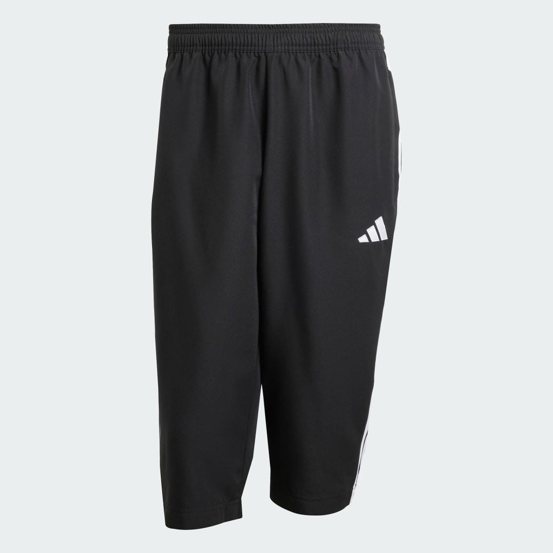 adidas Tiro 25 Essentials Woven 3/4 Tracksuit Bottoms in Black for