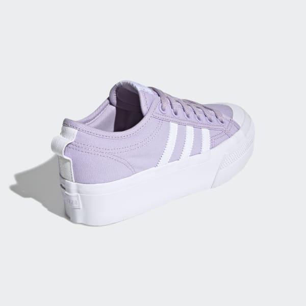 adidas Denim Nizza Platform Shoes in 