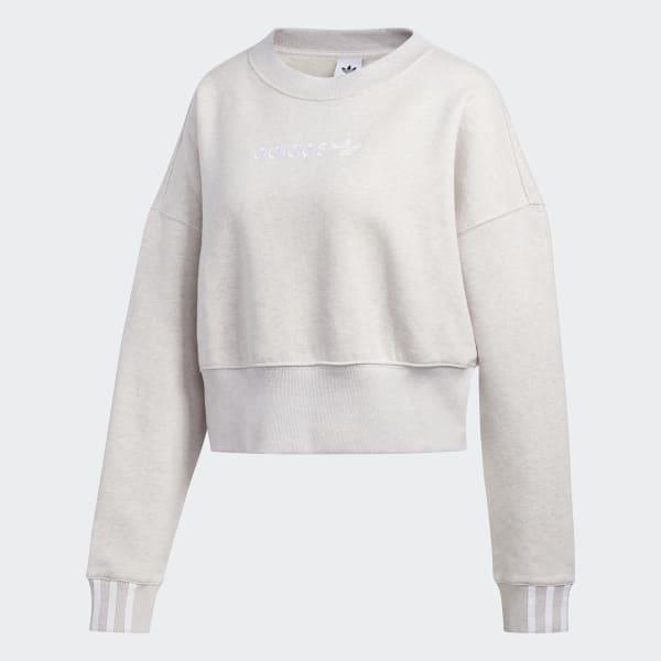 adidas coeeze cropped sweatshirt