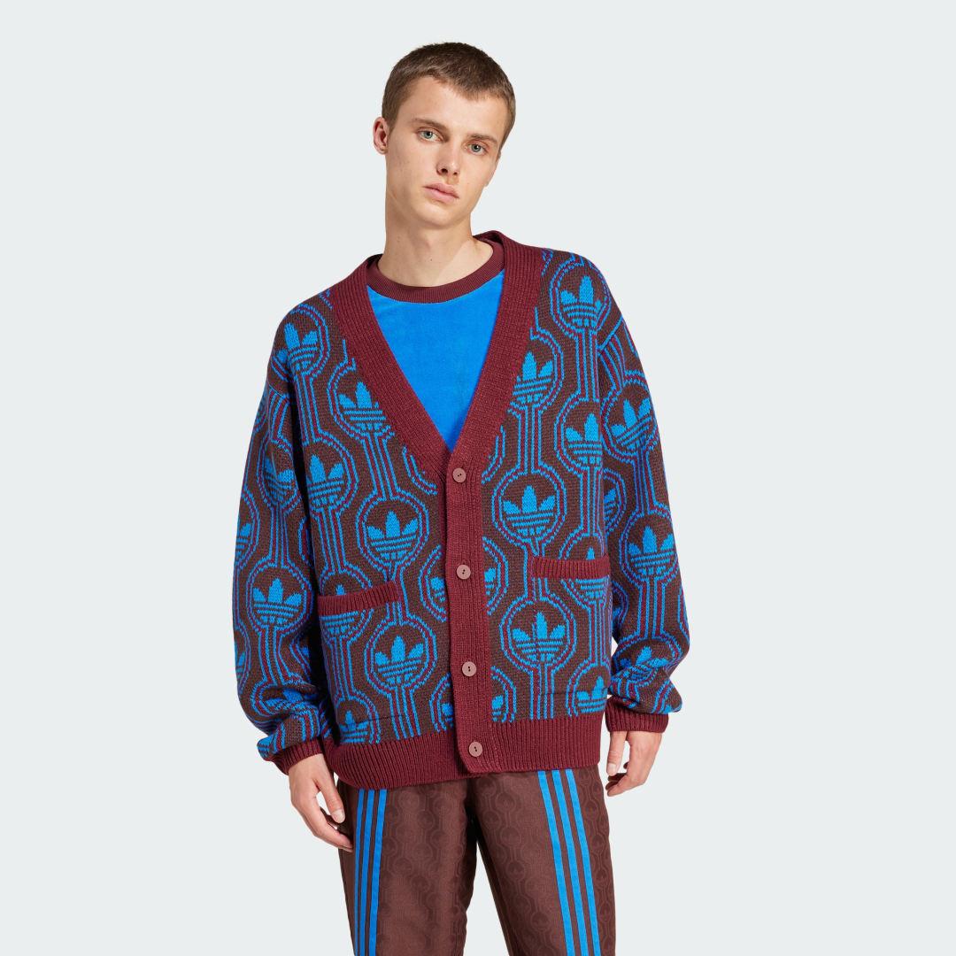 adidas Originals 70S TREFOIL CARDIGAN in Blau für Herren Lyst DE