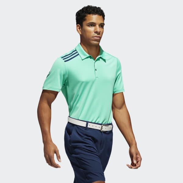 adidas essentials 3 stripe polo shirt