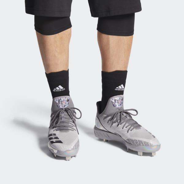 adidas Icon 4 X Topps Cleats in Grey 