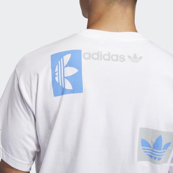 adidas multi logo tee