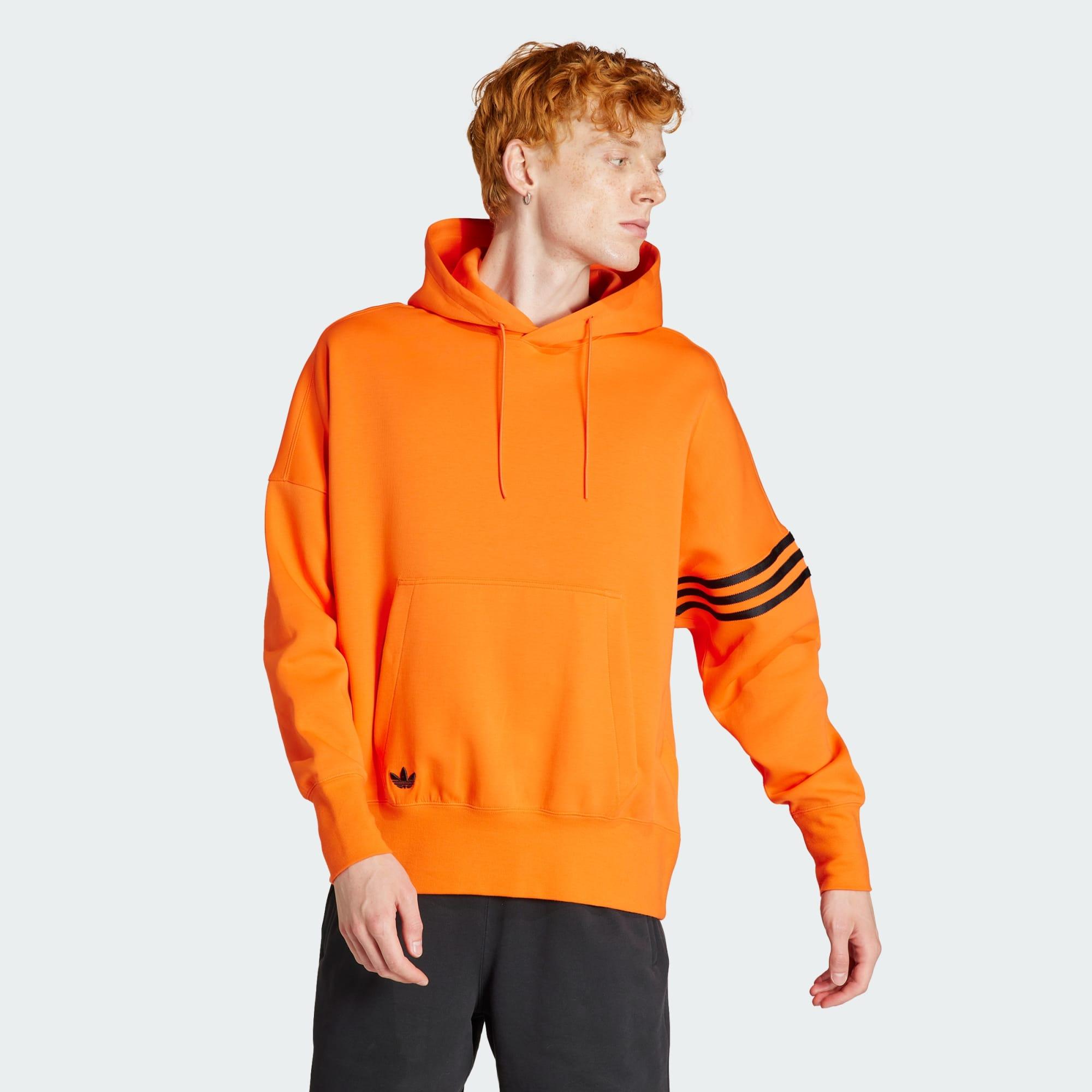 adidas Adicolor Neuclassics Hoodie in Orange for Men | Lyst UK