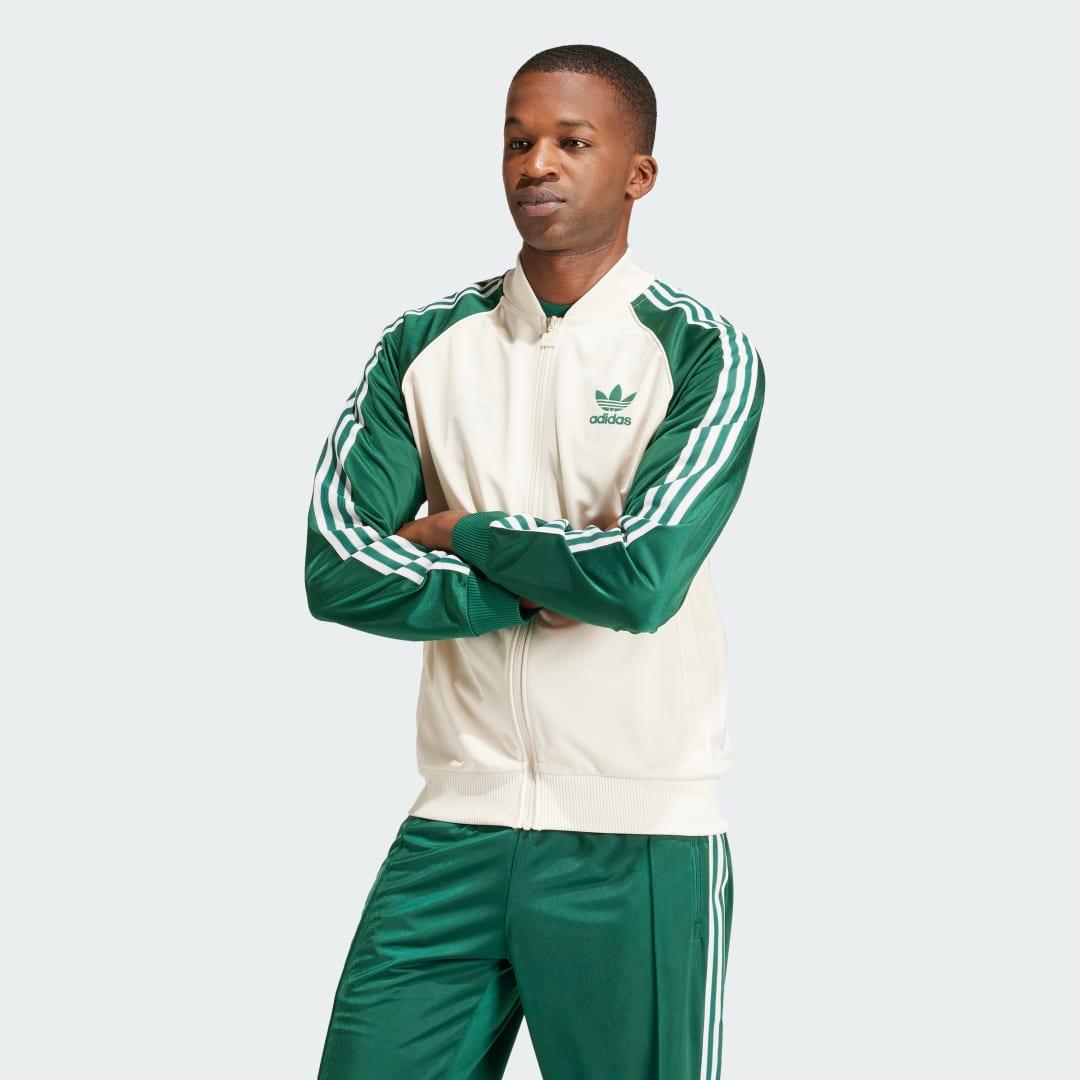 adidas Sst Track Top in Green for Men Lyst UK