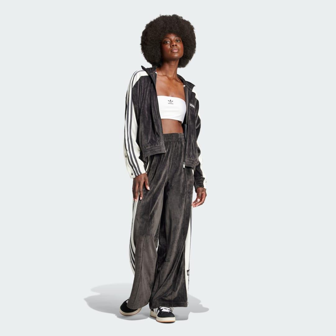 【新品未使用】adidas ADIBREAK VELOUR XL adidas Adibreak Velour Track Pants Black | Footshop