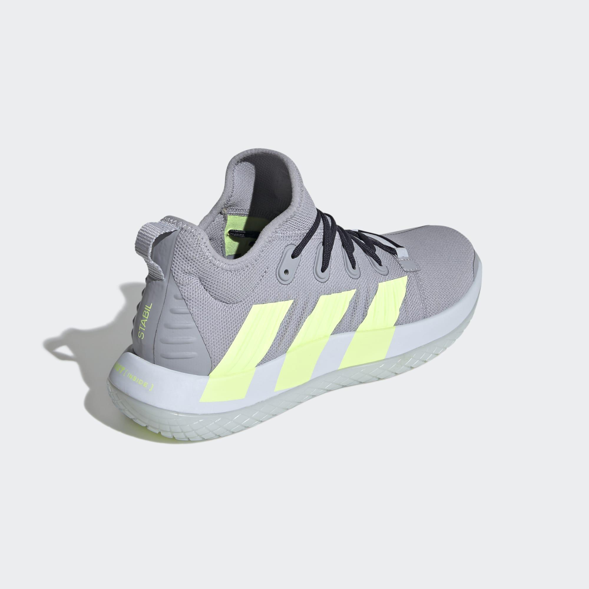 adidas Lace Stabil Next Gen Primeblue Handball Shoes in Grey for Men - Lyst