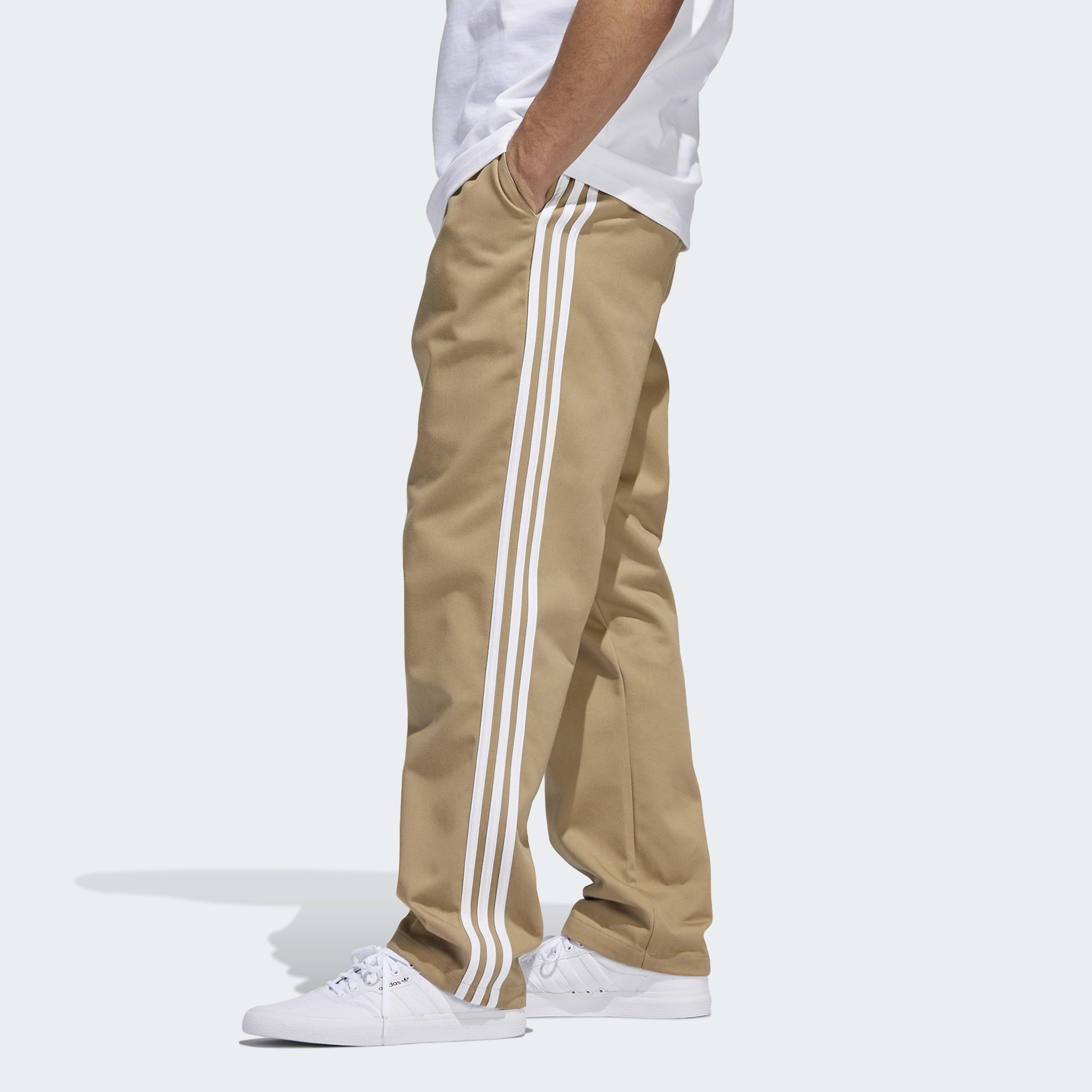 Pantalon Striped Chino adidas pour homme en coloris Neutre | Lyst