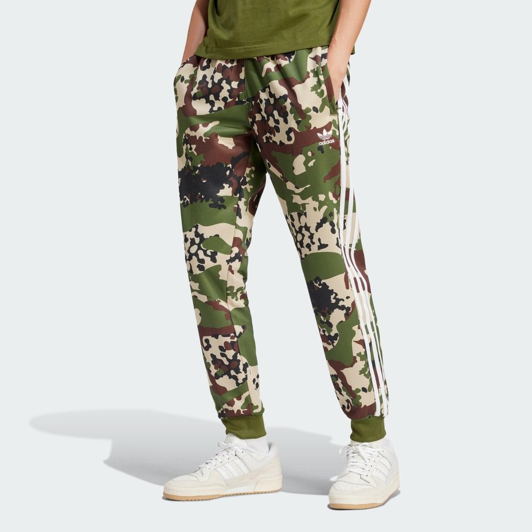adidas Camo Sstr Track Tracksuit Bottoms in Green for Men Lyst UK