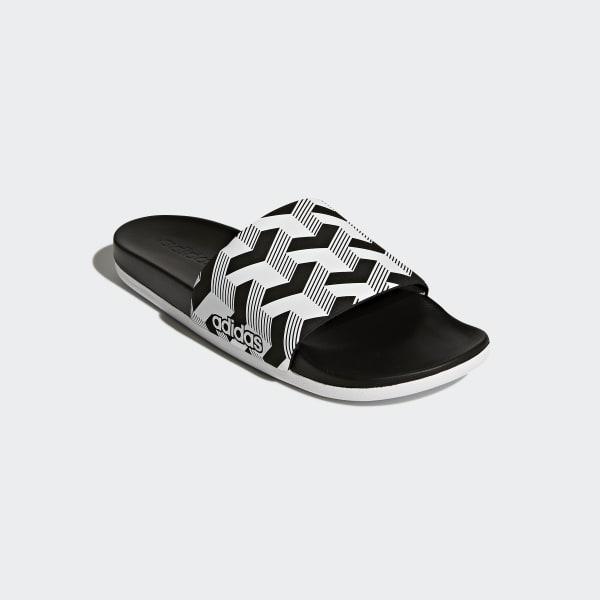 adidas adilette cloudfoam plus graphic slides men's