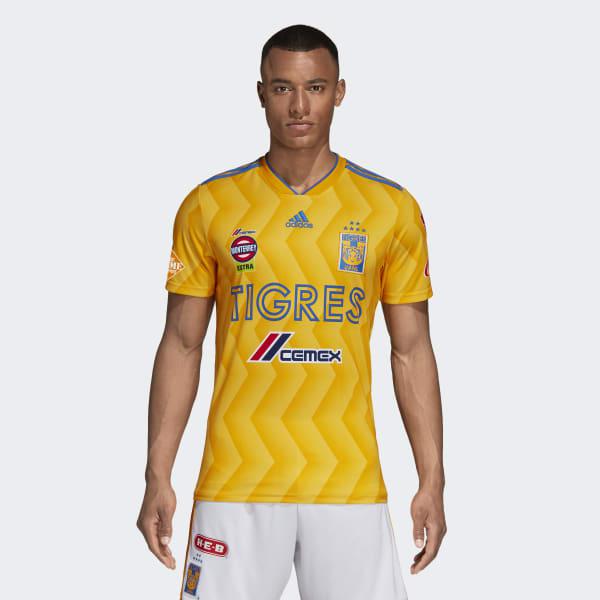 adidas Synthetic Tigres Uanl Home Jersey in Yellow for Men - Lyst adidas Synthetic Tigres Uanl Home Jersey in Yellow for Men - Lyst