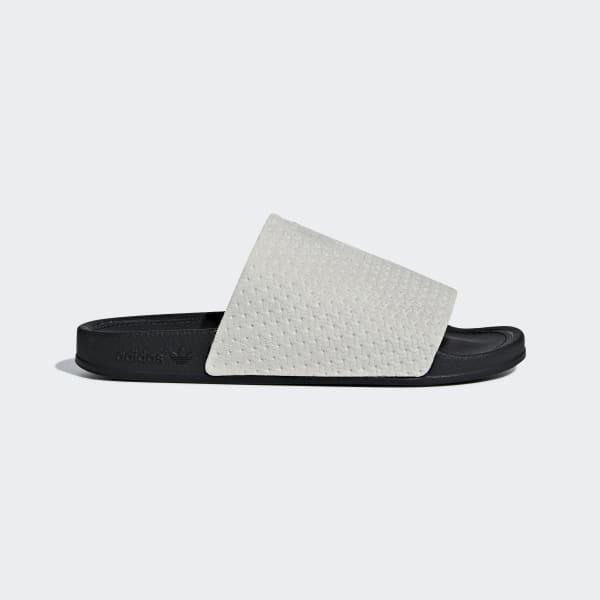 gray adidas slides