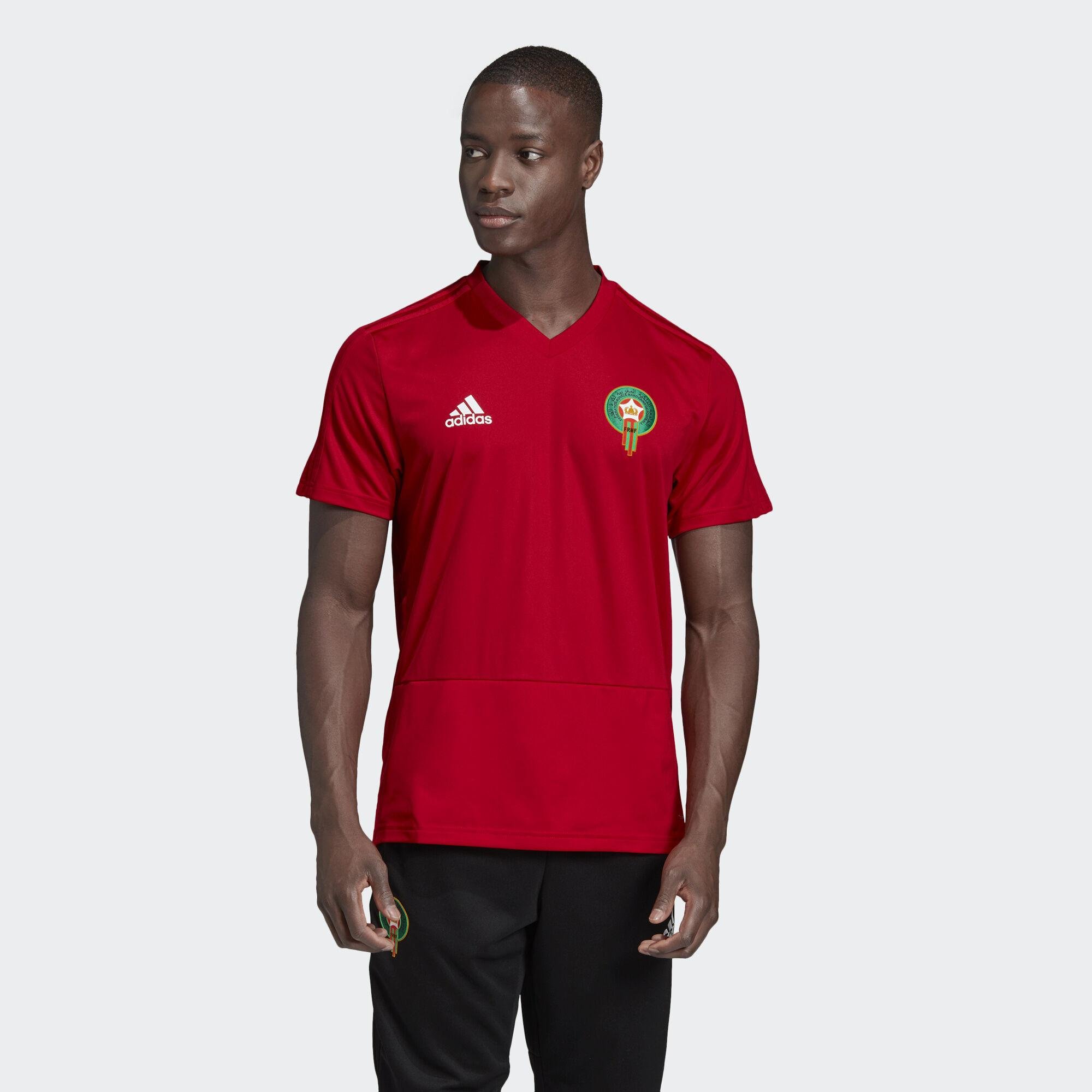 adidas Morocco Training Jersey in Red for Men | Lyst UK