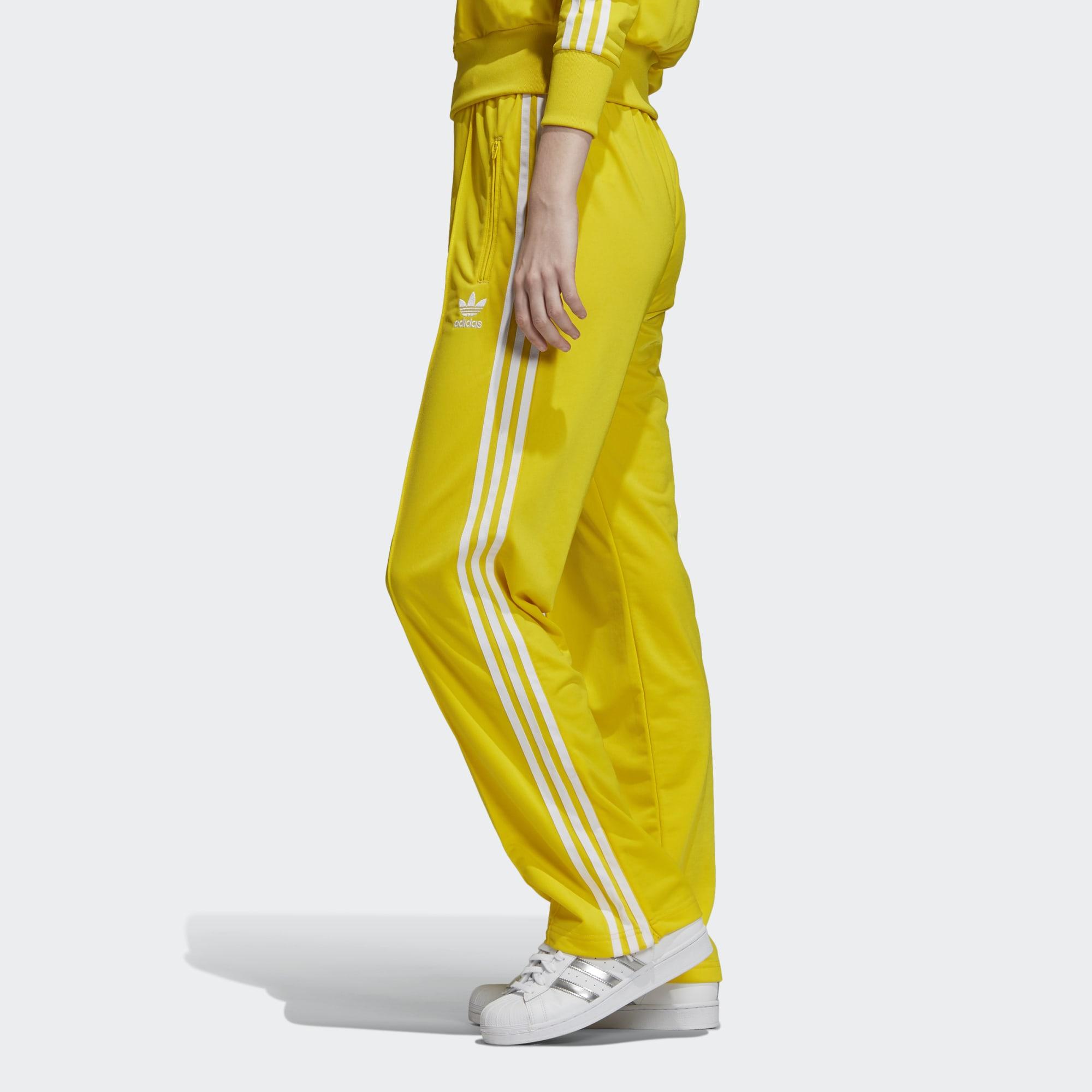 Adidas trainingsbroek geel sale