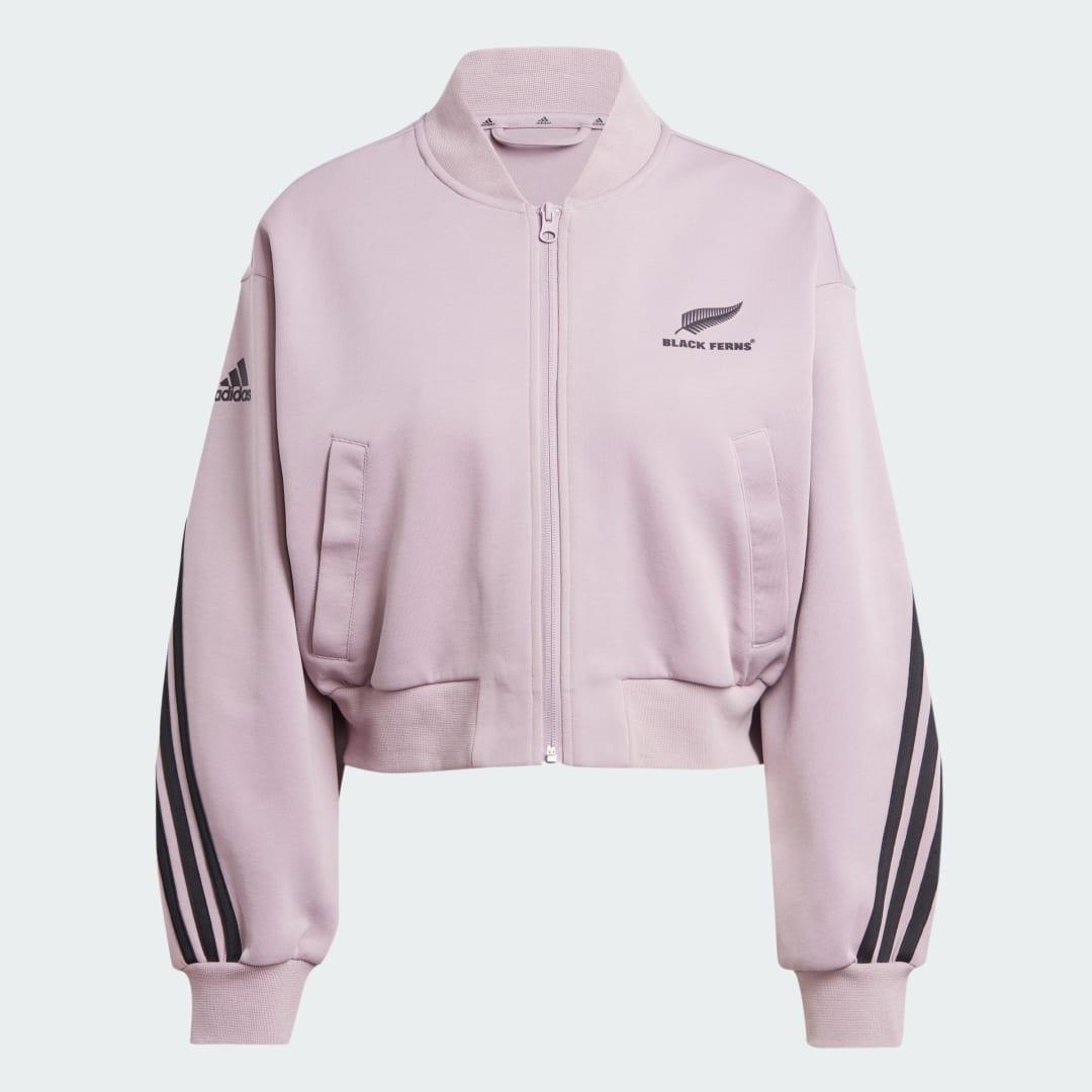 adidas Ferns Bomber Jacket in Purple Lyst UK